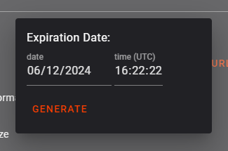 Expiration date